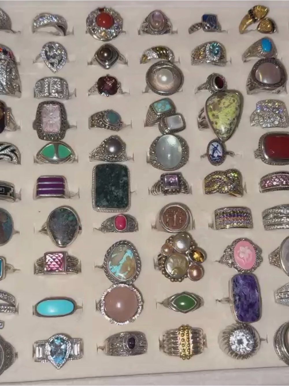Sterling Silver Gemstone Ring Collection - $50 per ring - Your Choice!
